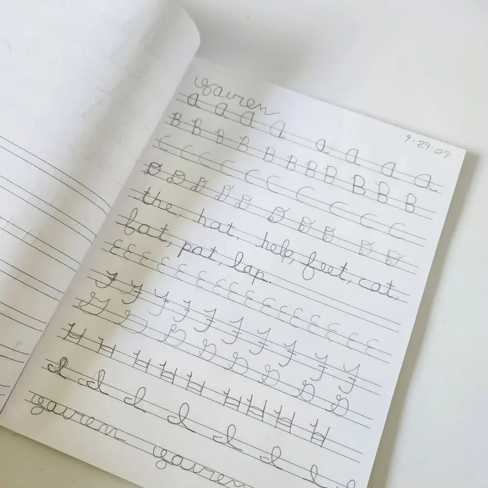 Handwriting Without Tears Wide Double Line Loose Notebook Paper + My Journal